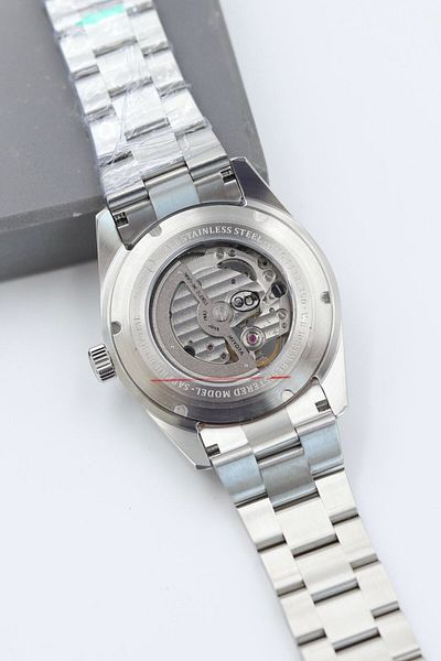 Quantum Automatic Mechanism Steel Cord Men Wrist Watch Asw123-I1973Q