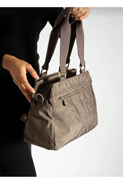 MEGA ÇANTA Women's Multi-Compartment Shoulder and Crossbody Bag a Quality (4A Size Book Suitable for School)