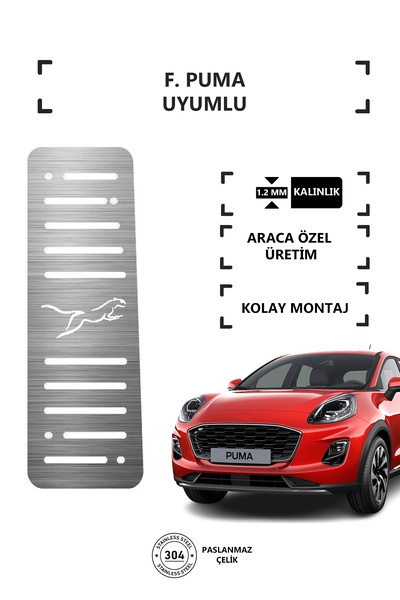 KromGaraj PUMA Ayak Dinlendirme Pedalı Krom Ayak Dayama Pedalı