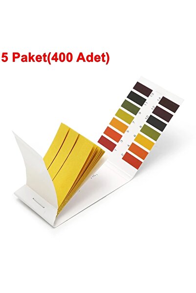 LOVYCO Ph Ölçer Ph Metre 1-14 Ph Su Sıvı Test Ölçme Turnusol Kağıdı 400 Adet