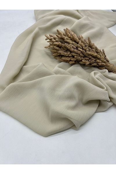 Kumaş Sevdası Yoryo Chiffon Fabric (Width 150 cm) Suitable for Dresses, Shawls, Etc.