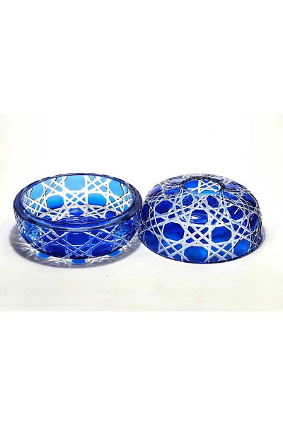 Kristal Market Suport pentru șervețele pentru prezentare decorativă de dimensiuni mici, realizat manual din cristal