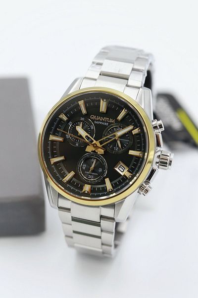 Quantum Sapphire Glass Steel Cord Men Wrist Watch Asw123-I1971Q