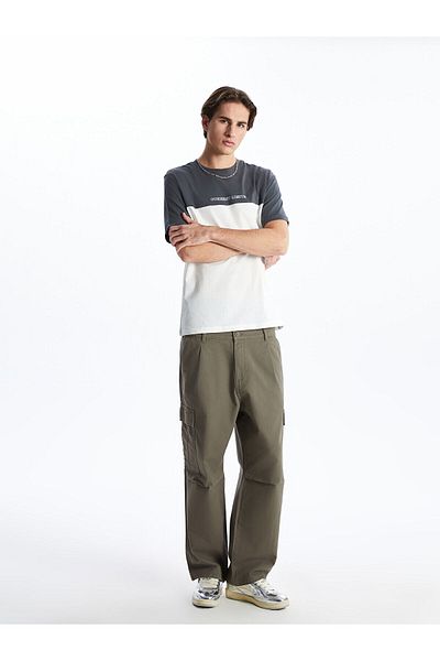 LC Waikiki Crew Neck Color Block Men's T-Shirt