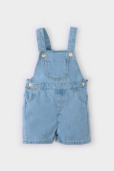 DeFacto New Season Baby Boy Short Salopet Jean Jumpsuit