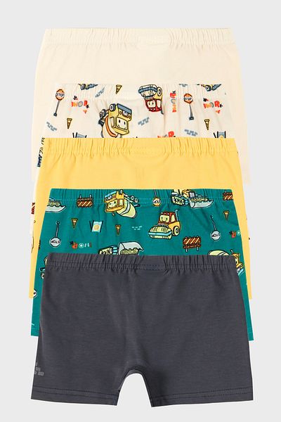Lela Patterned Stretch Cotton 5 Pack Boxer Boy Boxer 6651012Kepce