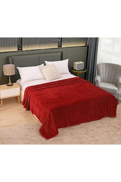 Unicorn Concept Cocolino blanket, diamond pattern, 200x230cm, Red