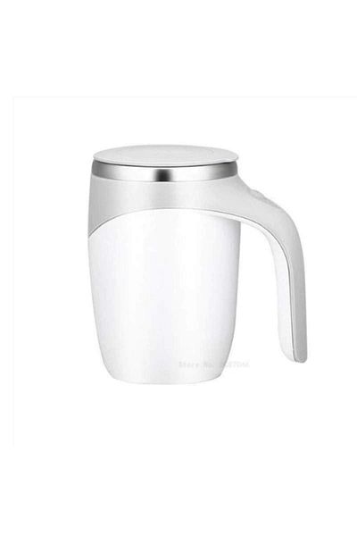 SIKS Smart Magnetic Mug with Self-Stirring, Stainless Steel Coffee Mixer, Capacity 380 ml, Gray