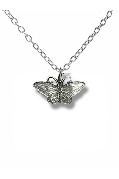 Herşey Nota Unisex Necklace with Butterfly Figure |   Elegant Design with 60 cm Chain
