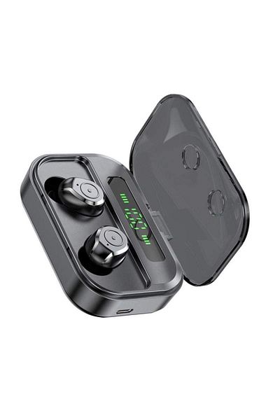 SIKS Căști audio ®, fără fir, intraauriculare, baterie de 2000 mAh, Bluetooth 5.1, control tactil