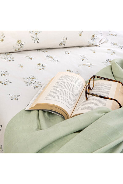 Schafer Home Hera Tek Kişilik Pike Takımı 3 Parça-Yeşil