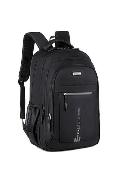 OEM Spacious School Backpack with 5 Compartments, 45x32x18, Waterproof Oxford, Large Capacity.