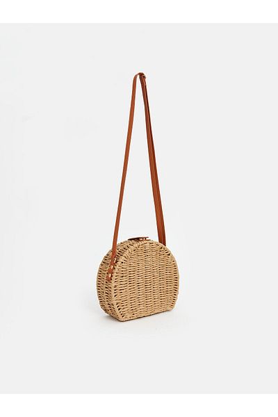 LC Waikiki Women's Straw Shoulder Bag