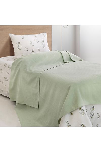 Schafer Home Hera Single Pique Set 3 Pieces-Green
