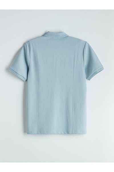 LC Waikiki Tricou texturat pentru bărbați cu gât polo