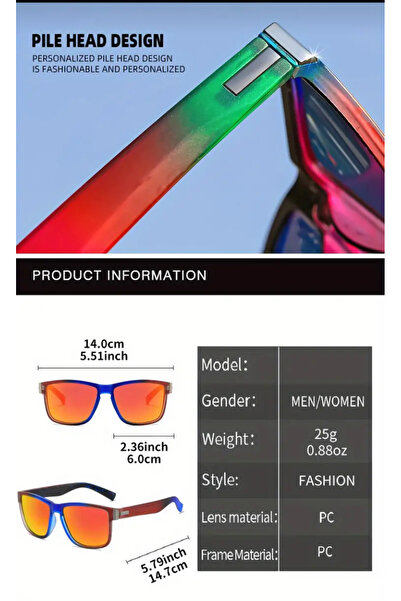 Enjoy Sunglasses Color Transition Polarized and Uv400 Protection Sunglasses Lightweight Stylish Design Unisex