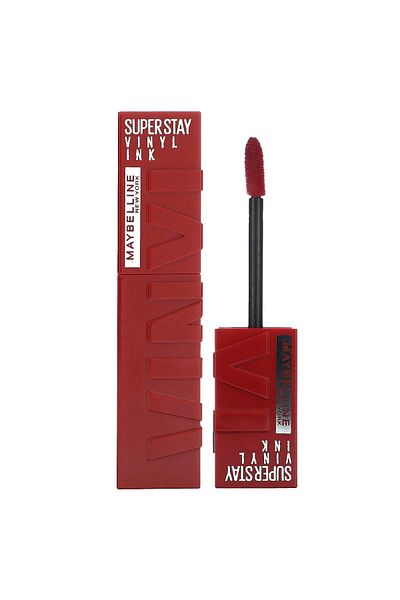 Maybelline New York Superstay Vinyl Ink Long-Lasting Liquid Lipstick 25 Hot Red