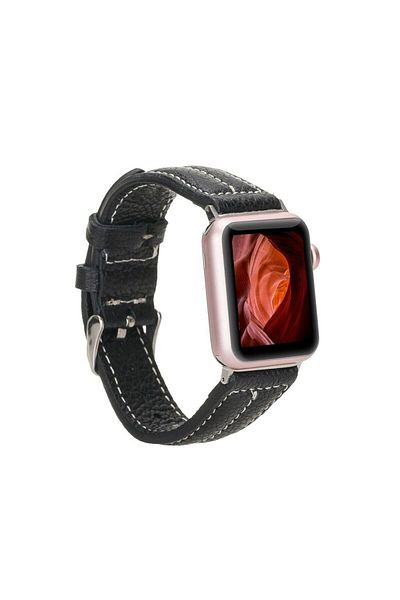 Bouletta Applex Watch Compatible Leather Cord 42-44-45mm Nm3-As1 Black