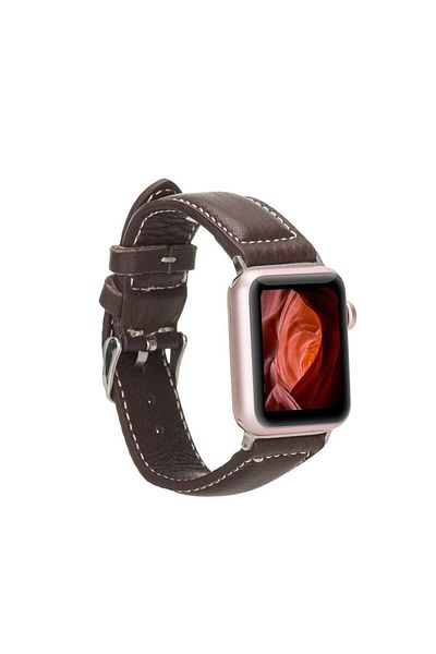 Bouletta Apple Watch Compatible Leather Band 42-44-45mm Nm4-As4 Brown