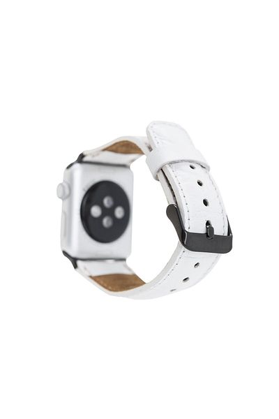 Bouletta Applex Watch Compatible Leather Cord 42-44-45mm F3 White