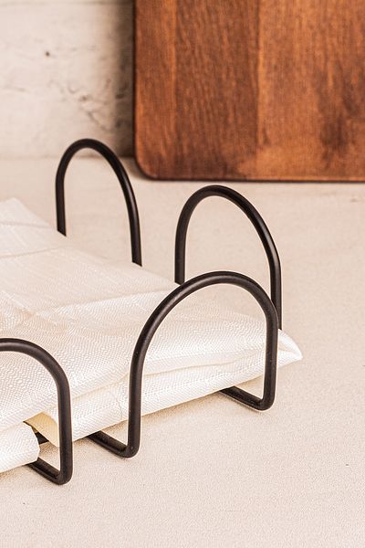 Snippy Visa - Metal Matte Black Napkin Holder