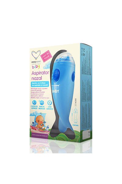 Easycare baby Electric Nasal Aspirator With 2 Suction Speeds And Melodies