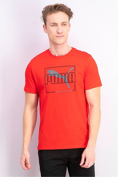 Puma Men Sportswear Fit Short Sleeves Training T-shirt, Red