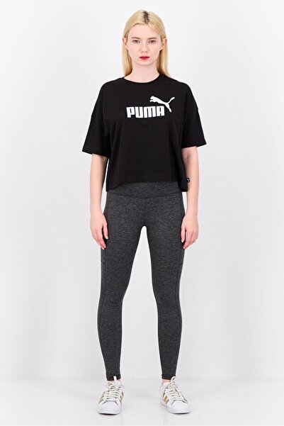 Puma Women Sportswear Fit Short Training Crop Top, Black