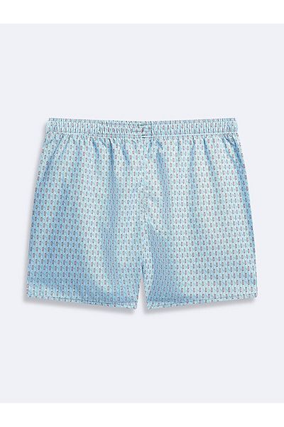 Ltb Basic Woven Blue Swim Shorts