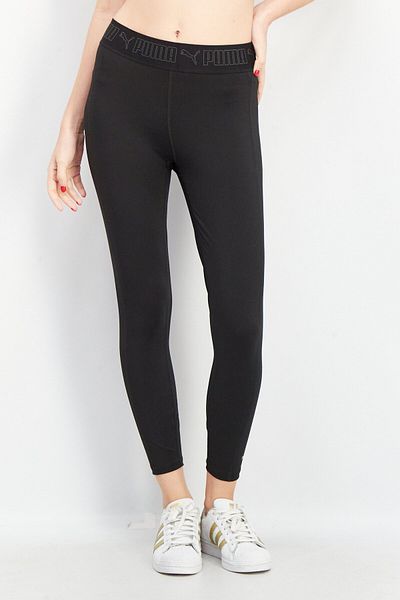 Puma Women Sportswear Fit Full Leg Brand Logo Training Leggings, Black