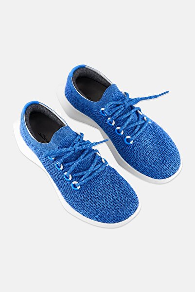 Allbirds Men Tree Dasher 2 Lace Up Outdoors Shoes, Blue