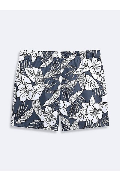 Ltb Basic Woven Navy Blue Swim Shorts