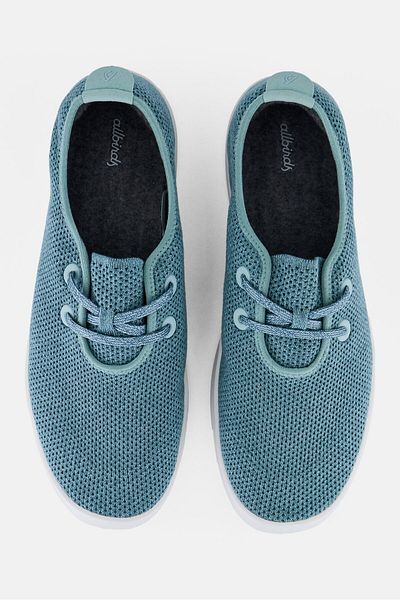 Allbirds Men Tread Lighter Lace Up Outdoor Shoes, Sage Blue