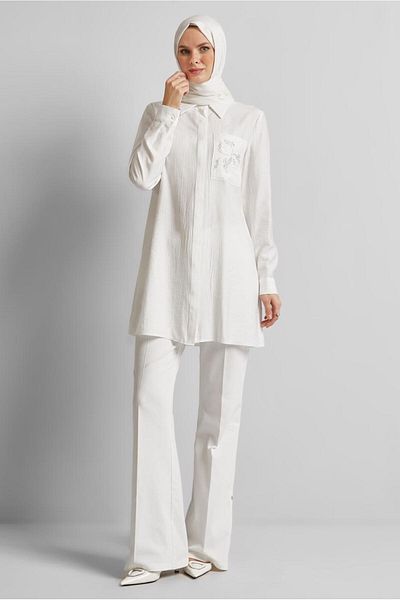 Alvina Embroidery Detailled Tunic 45672