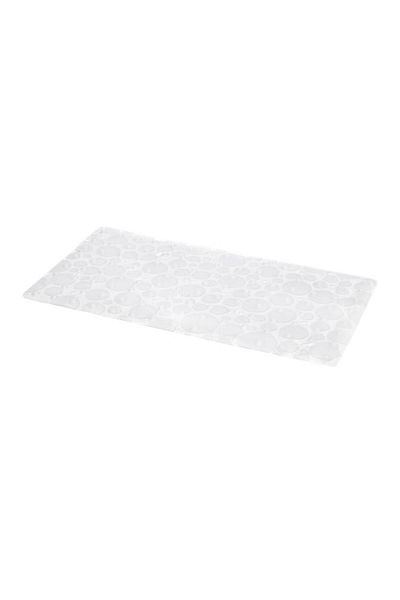 Generic Whitmor Anti Slip Rectangular PVC Shower Tub Mat Clear 15.7 x 29.1cm 10104-13756-CL