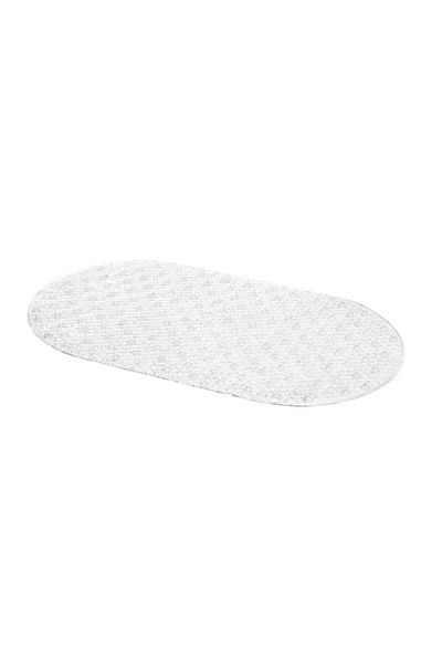 Generic Whitmor Anti Slip Rectangular PVC Shower Tub Mat with Glitter Clear 15.2 x 27.2cm 10104-13750-GT