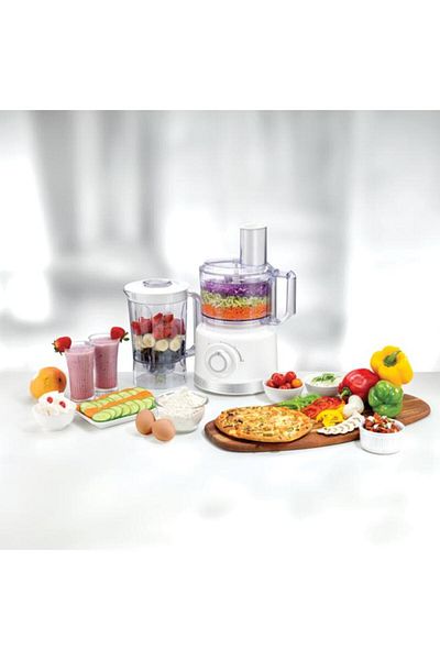 Generic BLACK&DECKER 750W 25-Function Electric Food Processor Silver and Clear 2.3 Liter FX760-B5