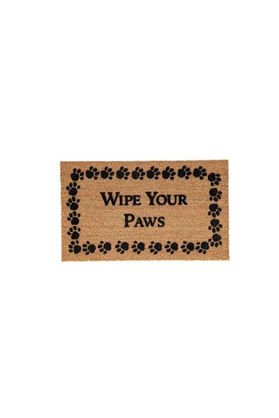 Generic DeCoir Wipe Your Paws Door Mat Brown and Black 18 x 30inch