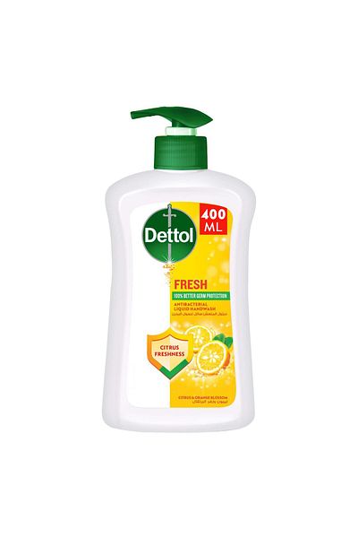Dettol Fresh Liquid Handwash Pump Citrus & Orange Blossom Scent 400 ml
