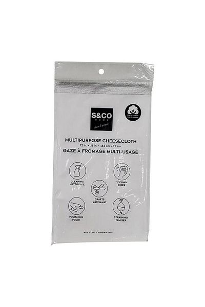 Generic Safdie Lint Free All Purpose Kitchen Cleaning Cheese Cloth White 72 x 36inch 10117.Z.01