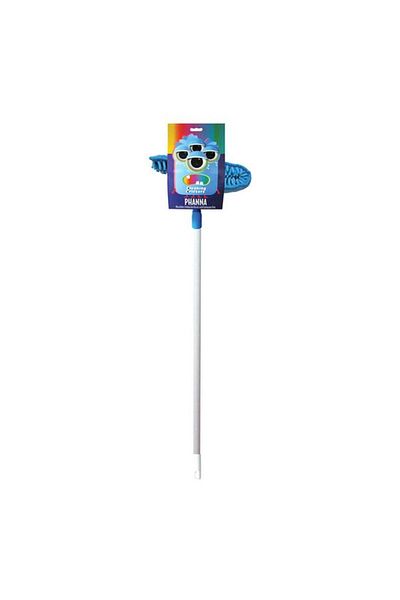 Generic ETTORE Contour Share Fan Duster White and Blue