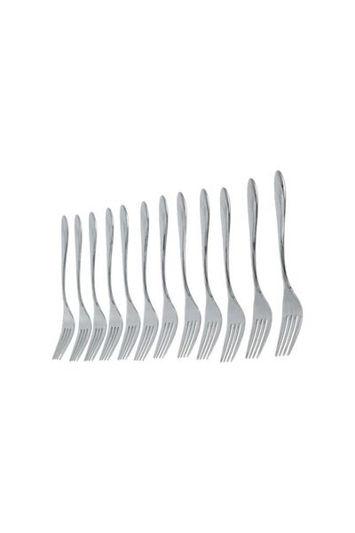 Generic شوك شاي فضية من صن كرافت، 12 قطعة