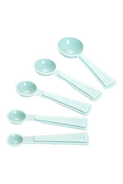 Generic مجموعة ملاعق قياس بلاستيكية عالية الجودة قابلة للتكديس من بارفيت، مكو...