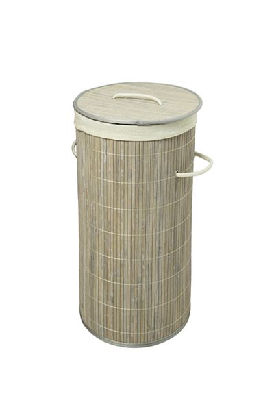 HONEYBEE Bamboo Laundry Hamper with Handle