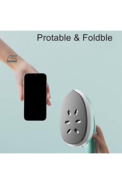 Generic homix 1000W Portable and Foldable Corded Garment Steam Iron Green 100ml RX-218