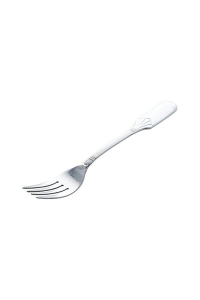 Generic طقم شوكة حلوى SunCraft من الفولاذ المقاوم للصدأ، مكون من 12 قطعة، آمن للاستخدام في غسالة الأطباق، بمقبض مريح، فضي