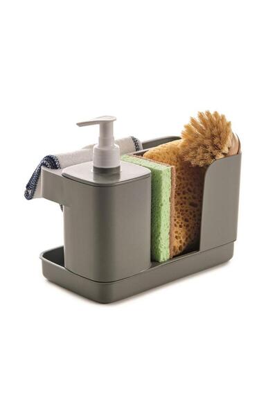 Generic Snips Tidy Up Dish Washing Set with Soap Dispenser Grey 000894