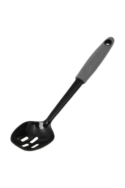 Generic Chef Craft Nylon Slotted Spoon Grey and Black 12inch