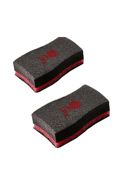 Generic Weber 2-Piece BBQ Cleaning Sponge Black and Red