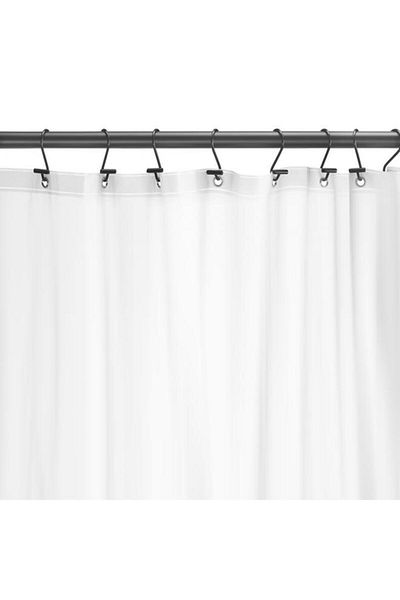 Generic Whitmor ‎All Season Plastic Hanger Shower Liner White 70 x 72inch 10101-13684N-FR